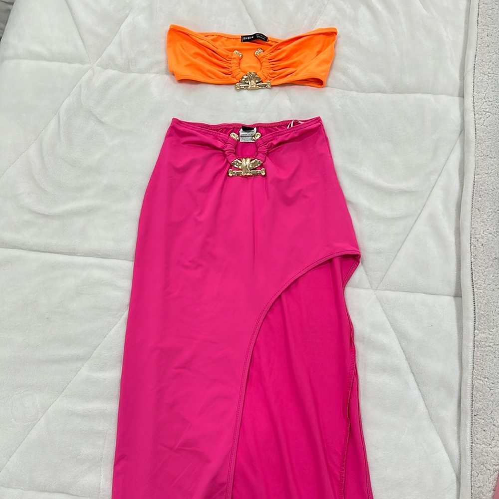 Skirt set vacation wear